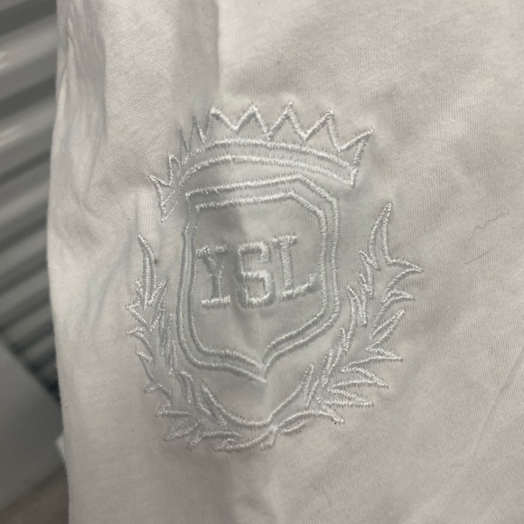 NWT YSL Logo Shirt Embroidered Logo on Sleeve MSRP 700.00 - Picture 3 of 7